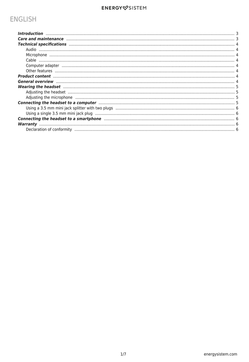 ENERGY SISTEM Office 2 user manual