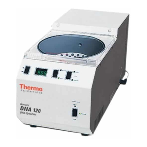 Thermo Scientific Thermo Scientific Savant SpeedVac DNA120 User manual