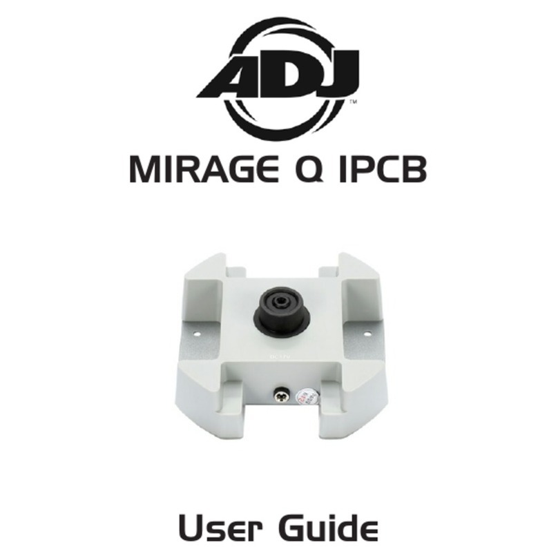 ADJ MIRAGE Q IPCB User manual