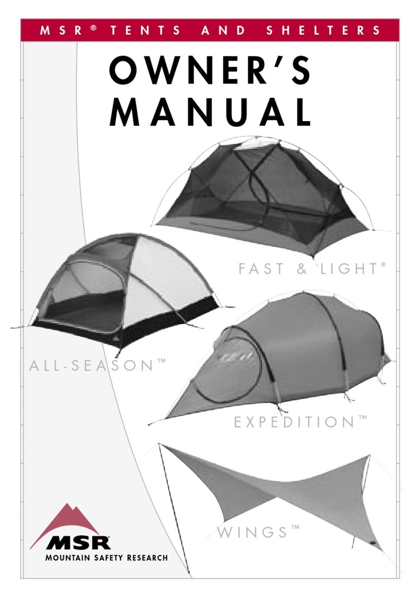 MSR FAST & LIGHT User manual