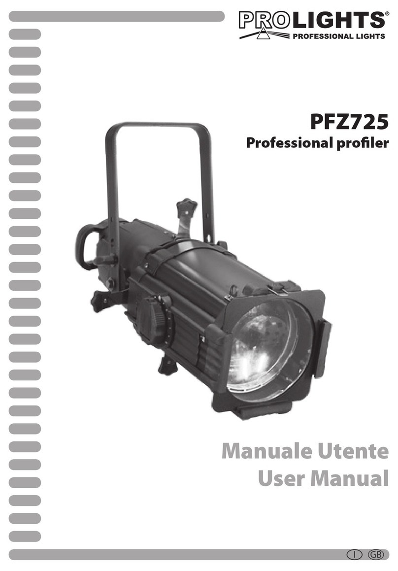ProLights PFZ725 user manual