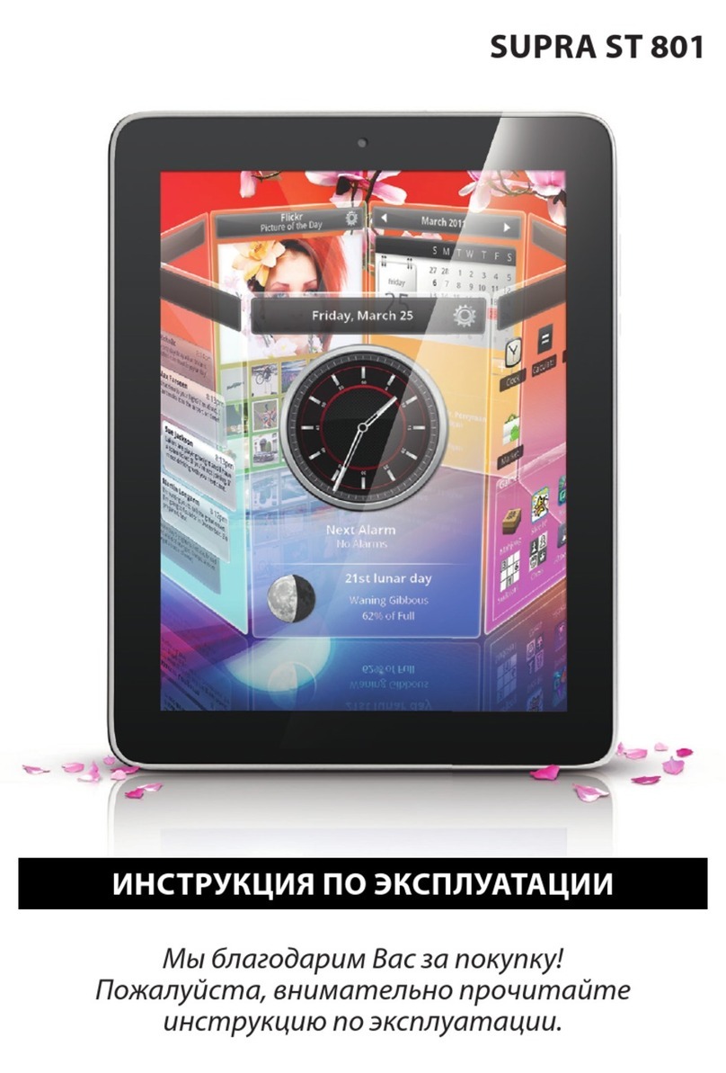Supra ST 801 user manual