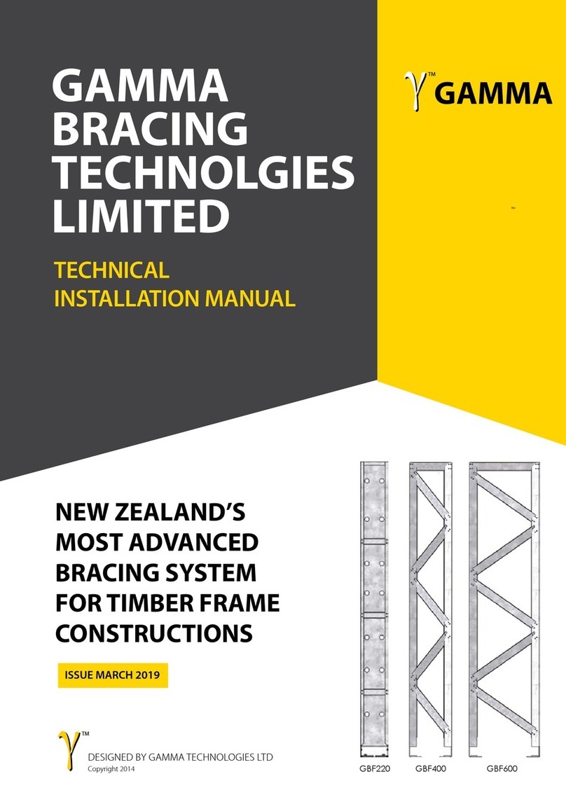 Gamma+ GBF220 Technical installation manual