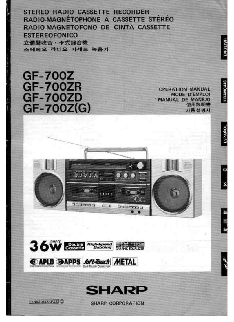 Sharp GF-770Z User manual