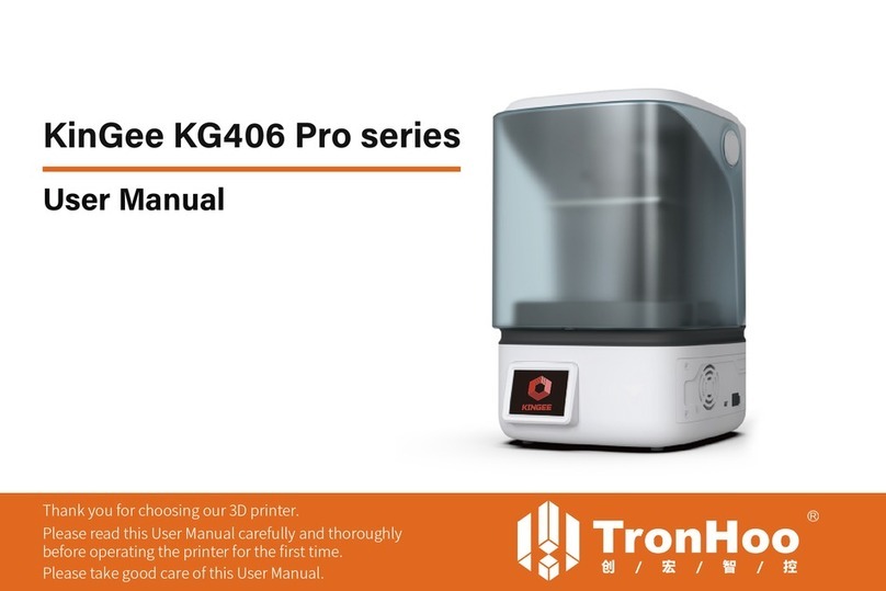 TronHoo KinGee KG406 Pro Series user manual