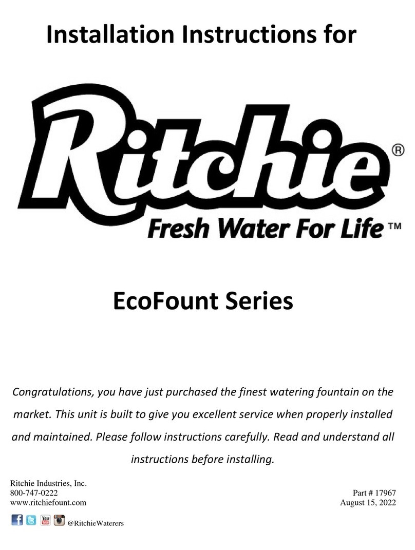 Ritchie EcoFount Series User manual