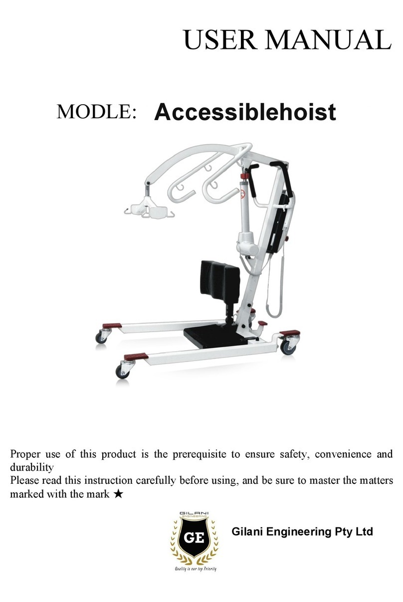 GILANI ENGINEERING Accessiblehoist User manual