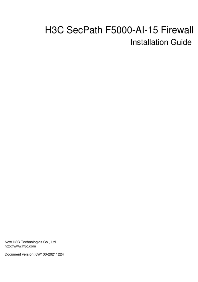 H3C SecPath F5000-AI-15 installation guide