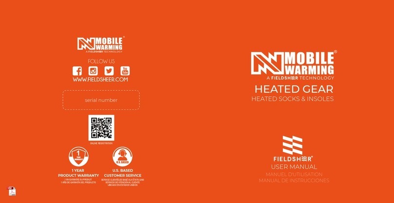 Fieldsheer MOBILE WARMING MWRA37V User manual