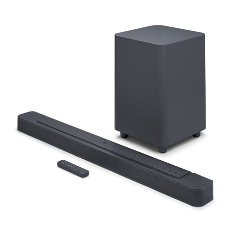 Harman JBL BAR 500 User manual