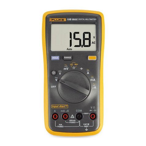 Fluke 15B MAX Use and care manual