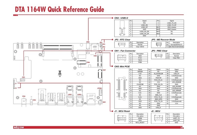 Nexcom DTA 1164W User manual Nexcom DTA 1164W User manual