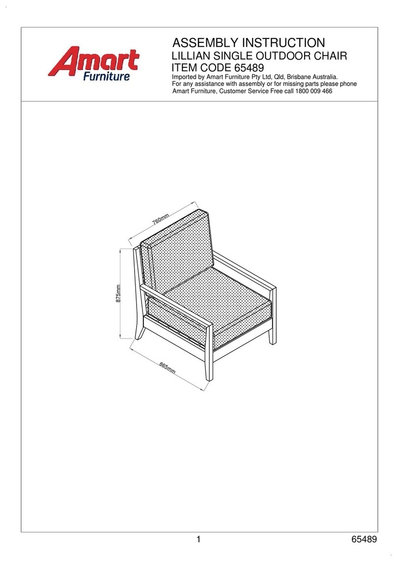 Amart Furniture LILLIAN 65489 Assembly instruction Amart Furniture LILLIAN 65489 Assembly instruction