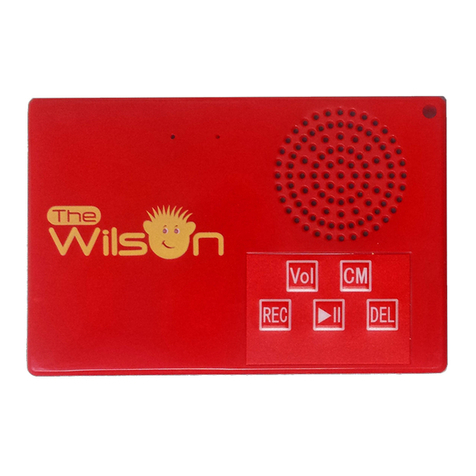 Wilson Electronics MINI RECORDER 3 User manual
