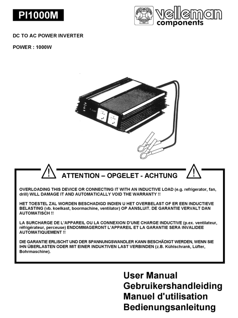 Velleman PI1000M user manual