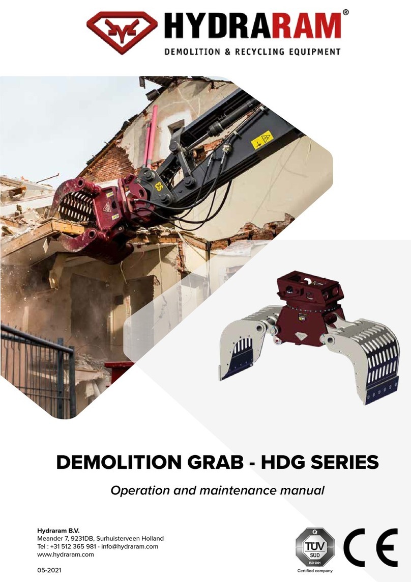 Hydraram HDG Series Operation and maintenance manual