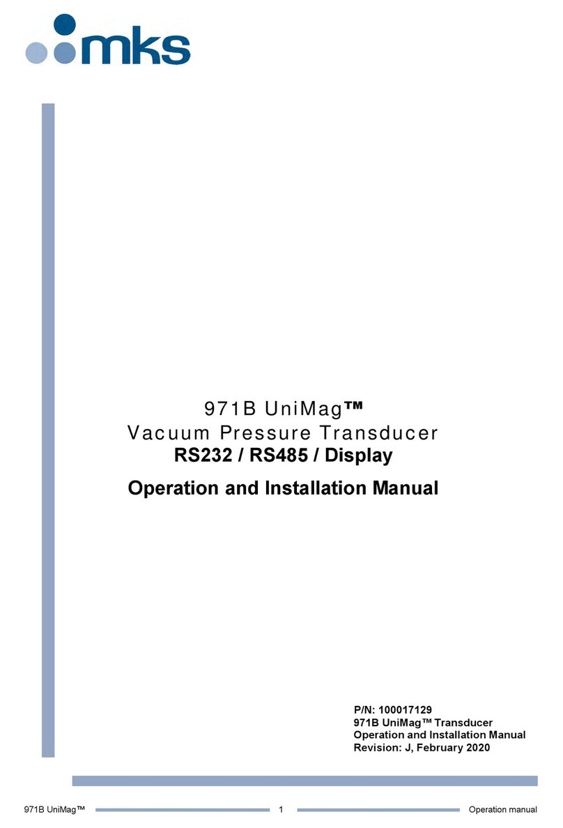 MKS UniMag 971B Specification sheet