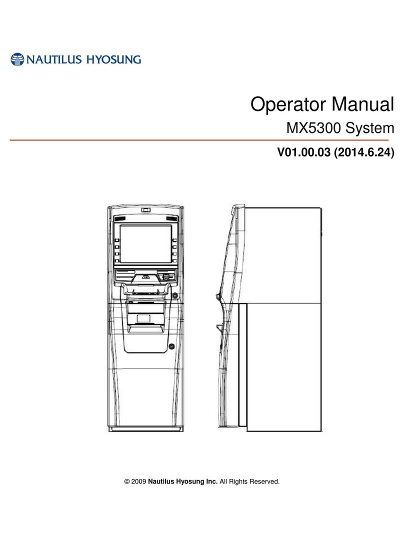 Nautilus Hyosung MX5300 User manual