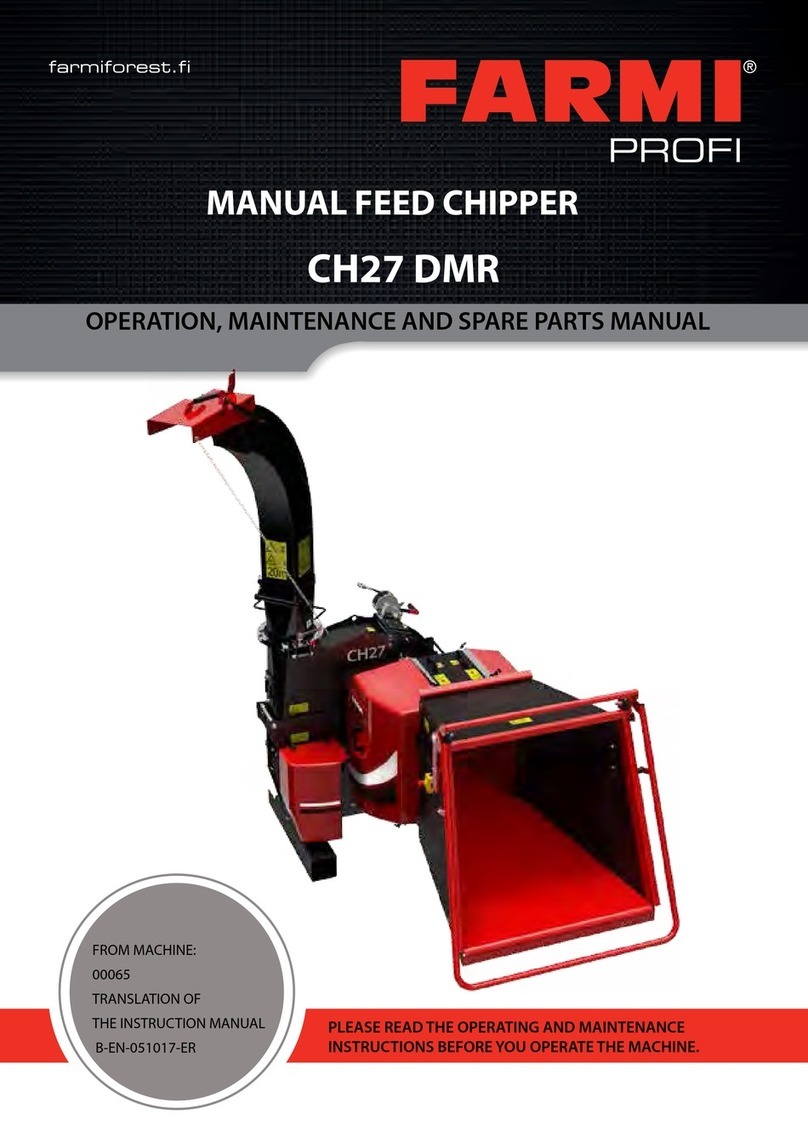 Farmi PROFI CH27 DMR OPERATION, MAINTENANCE AND SPARE PARTS MANUAL