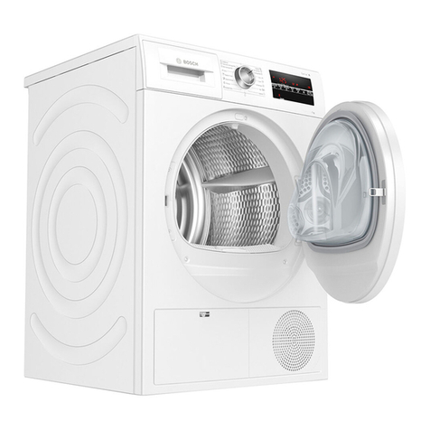 Bosch WTG86263CL Installation and operating instructions