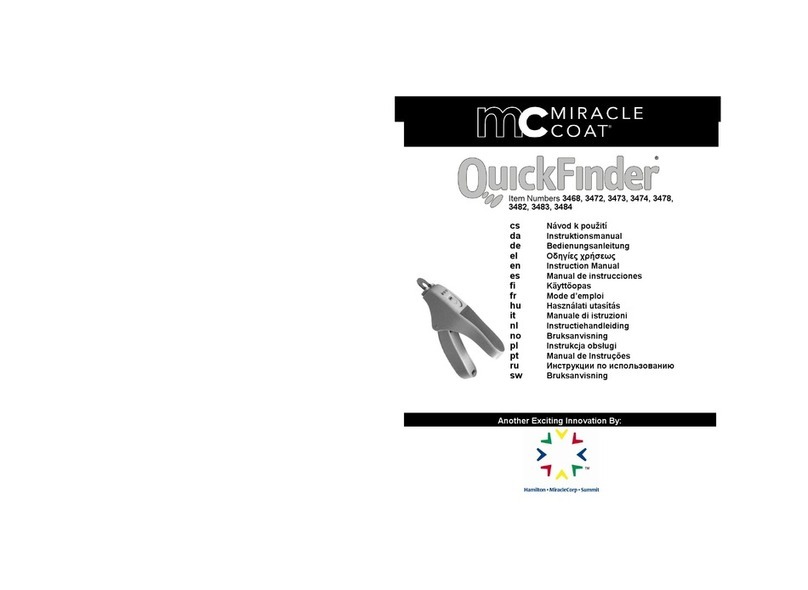 Miracle Coat QuickFinder 3468 instruction manual