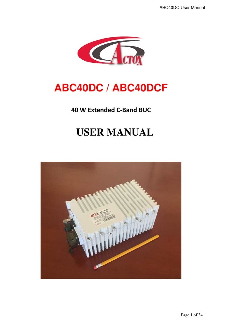 Actox ABC40DC user manual