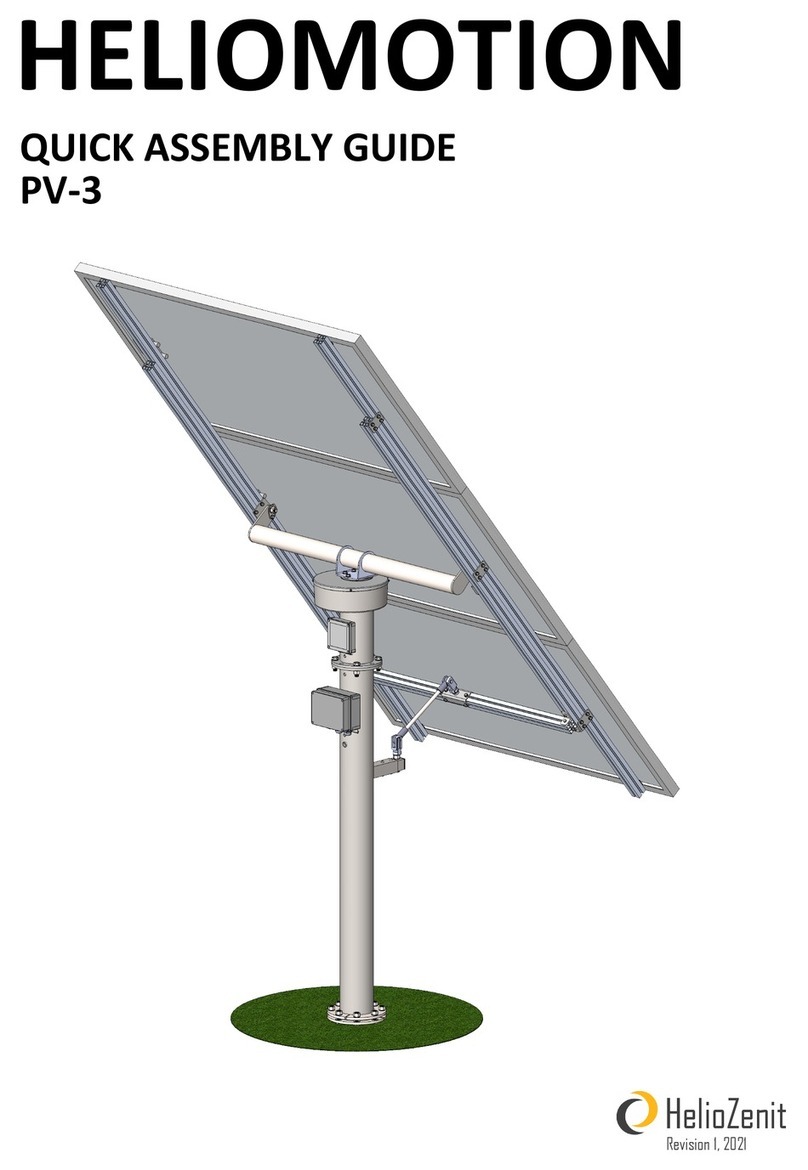 HelioZenit HELIOMOTION PV-3 Quick assembly guide
