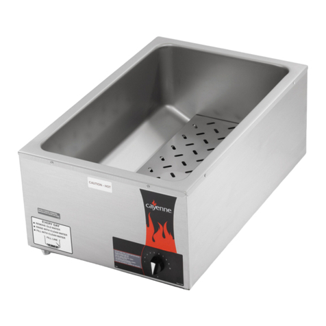 Vollrath Cayenne PC-21 Operator's manual