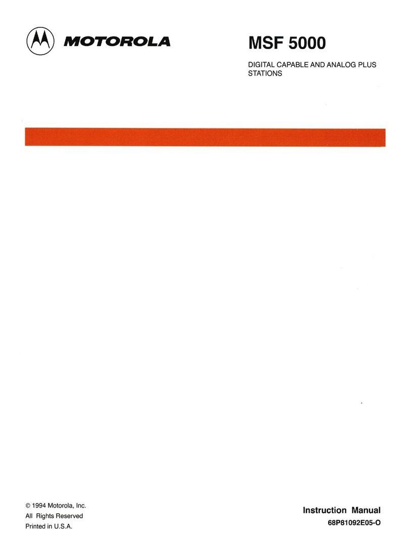 Motorola MSF 5000 instruction manual