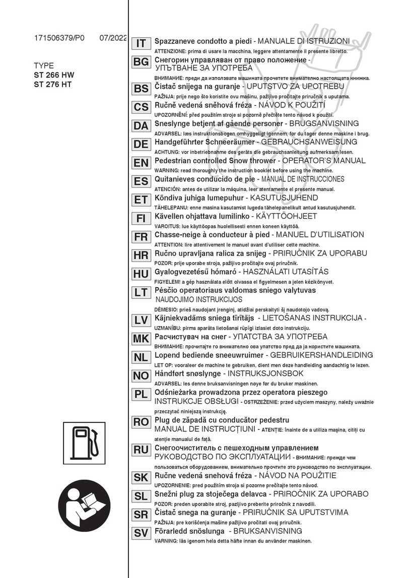 Stiga ST 266 HW User manual