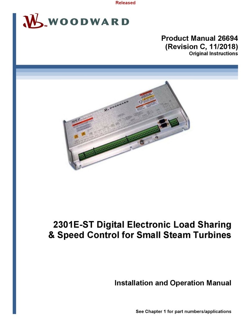 Woodward 2301E-ST User manual