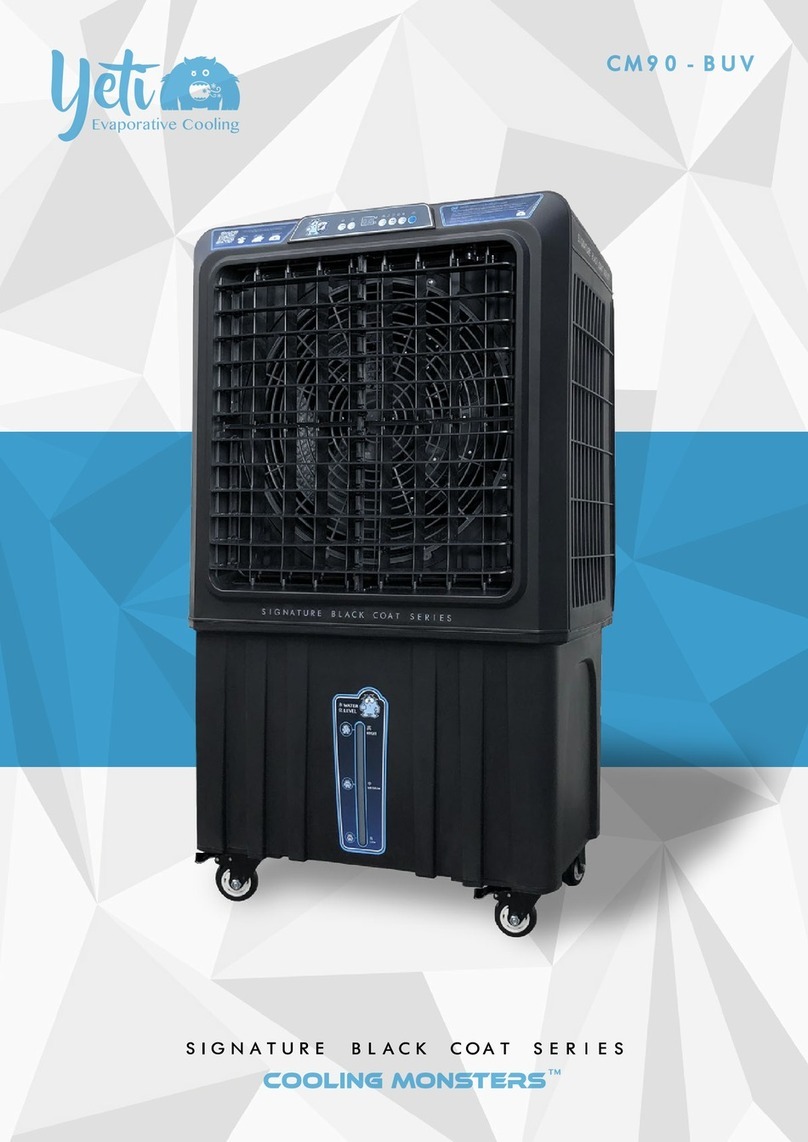 Yeti Cooling Monsters SIGNATURE BLACK COAT Series User manual