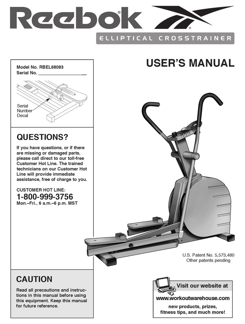Reebok RBEL68083 User manual
