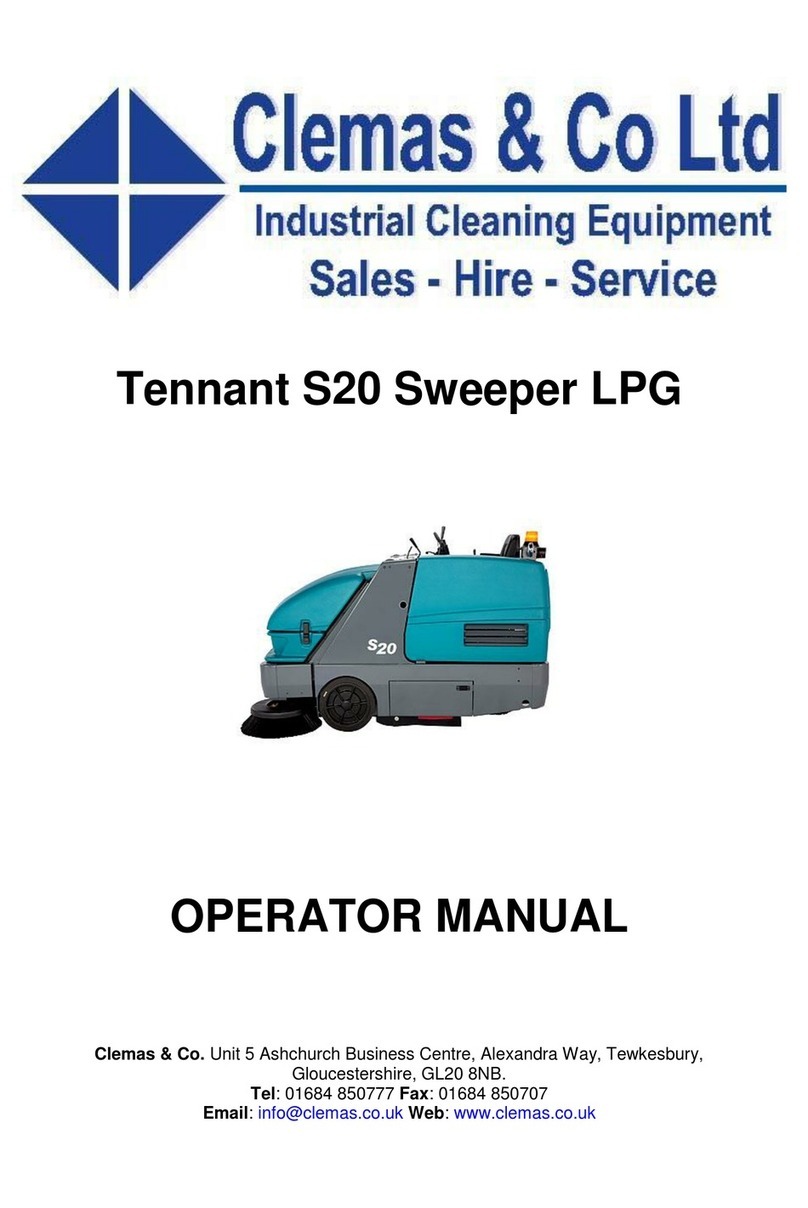 Tennant GL20 Operator's manual Tennant GL20 Operator's manual