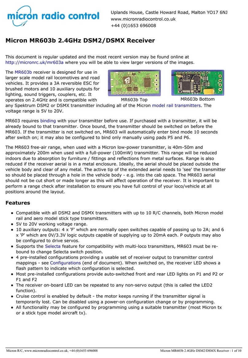Micron MR603b User manual