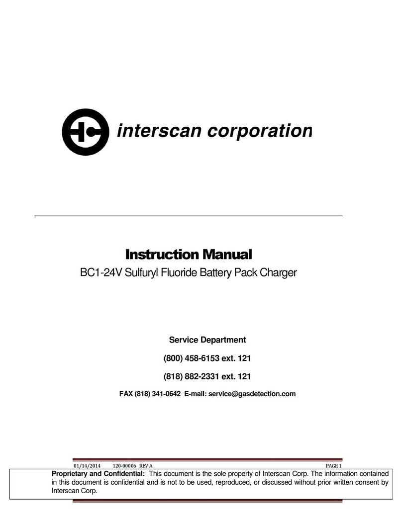 Interscan Corporation BC1-24V instruction manual