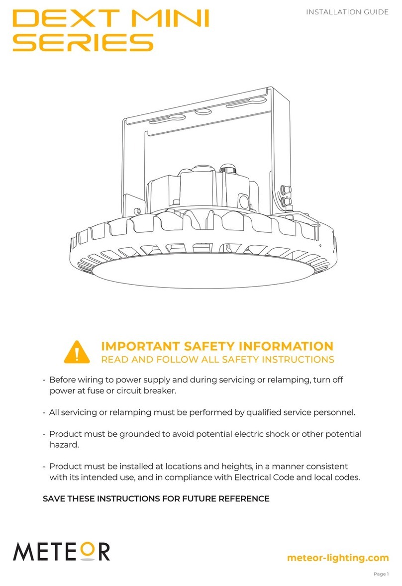 Meteor DEXT MINI Series User manual