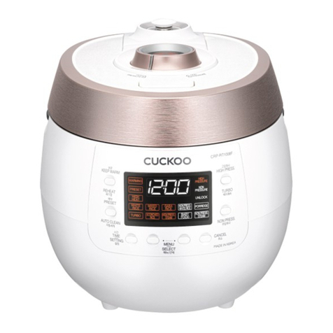 Cuckoo CRP-RT10 Fuzzy Series User manual
