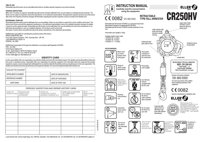 Eller CR250HV User manual