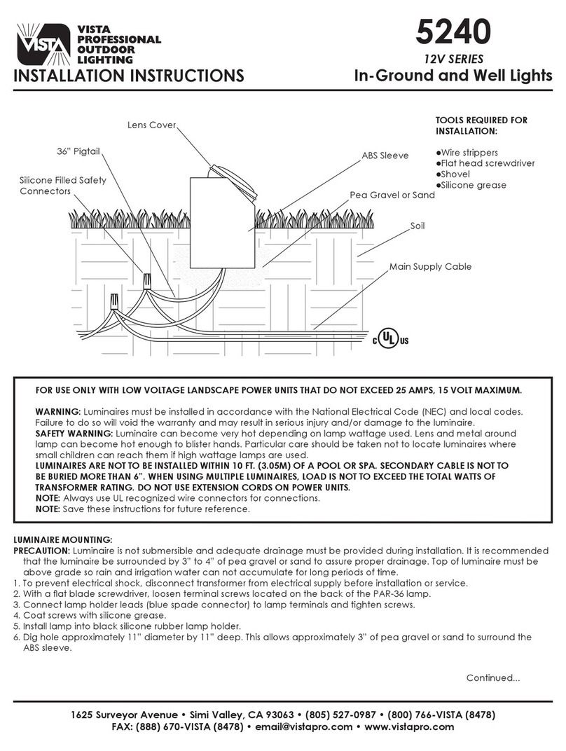 Vista 12V Series User manual
