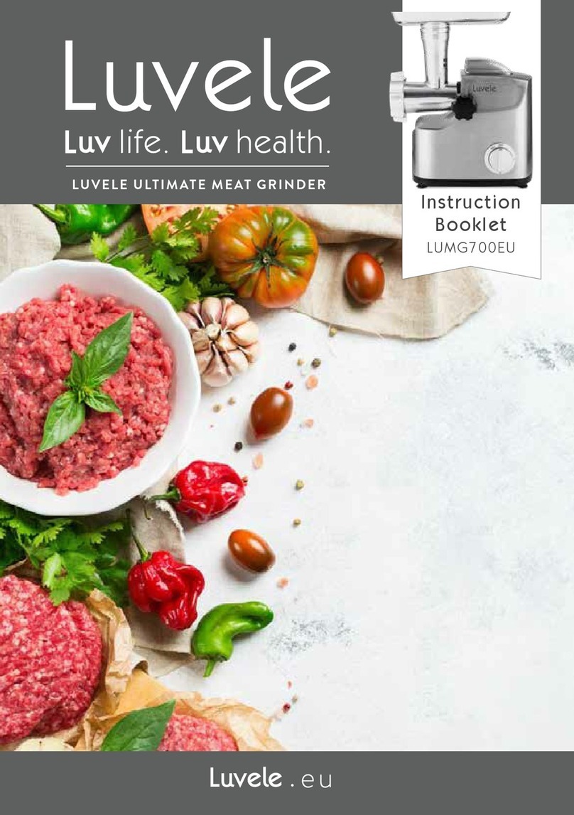 Luvele LUMG700EU Instruction booklet