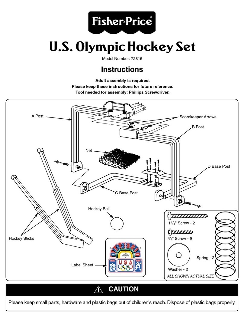 Fisher-Price U.S. Olympic Hockey Set User manual Fisher-Price U.S. Olympic Hockey Set User manual