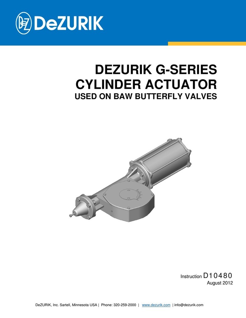 DeZurik G-SERIES instructions DeZurik G-SERIES instructions
