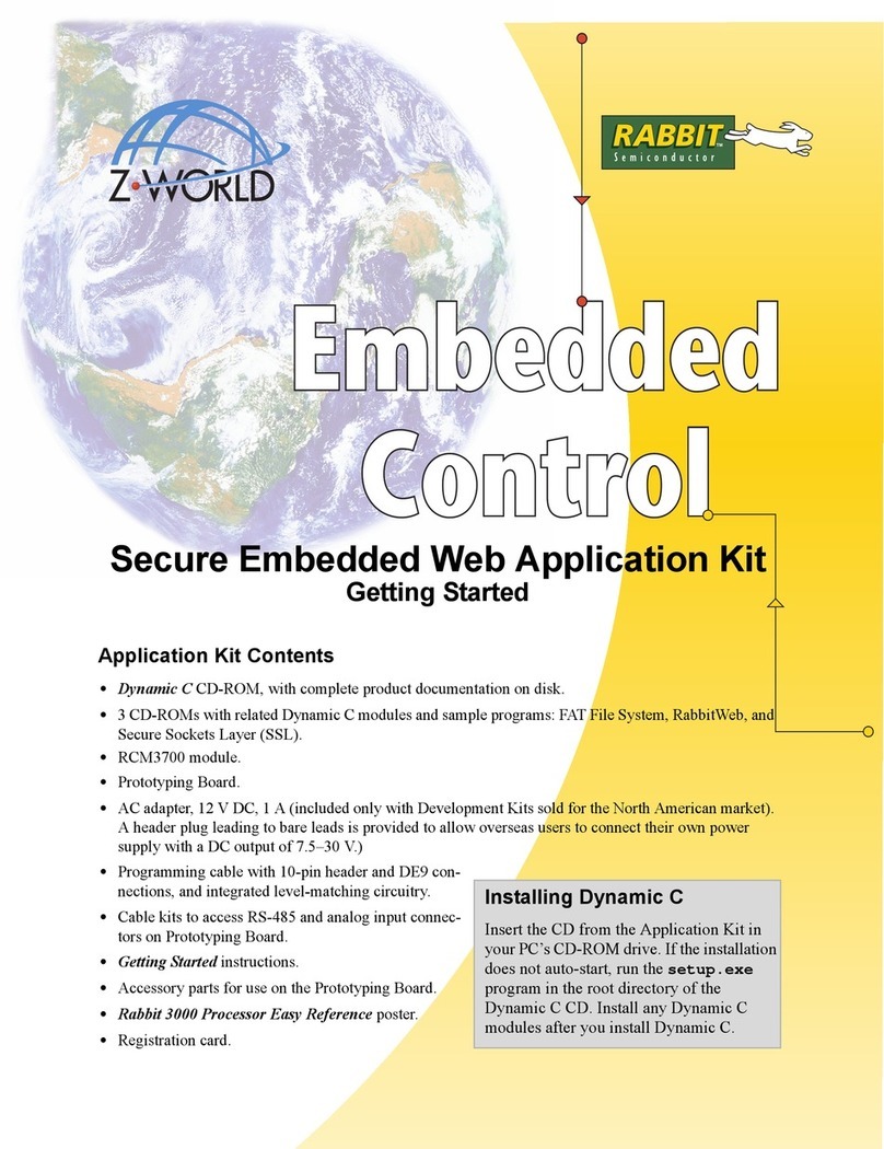 Z-World RCM3700 Getting started
