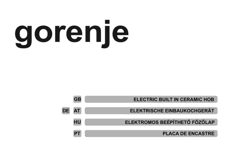 Gorenje ECT 930 AC User manual