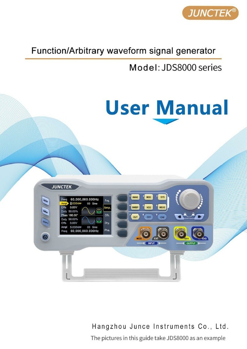 JUNCTEK JDS8000 Series user manual JUNCTEK JDS8000 Series user manual