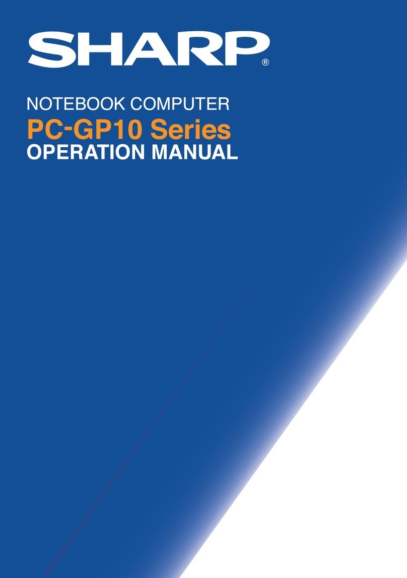 Sharp PC-GP10 Series User manual