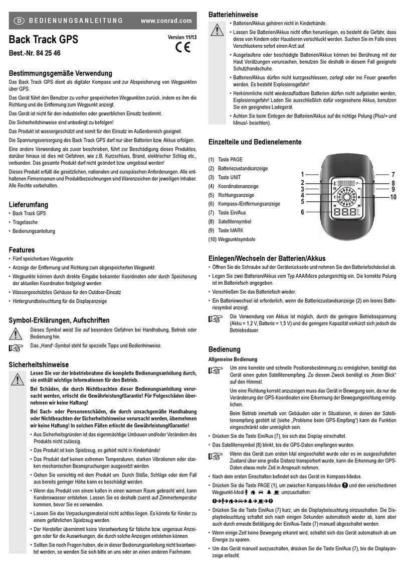 Conrad 84 25 46 operating instructions