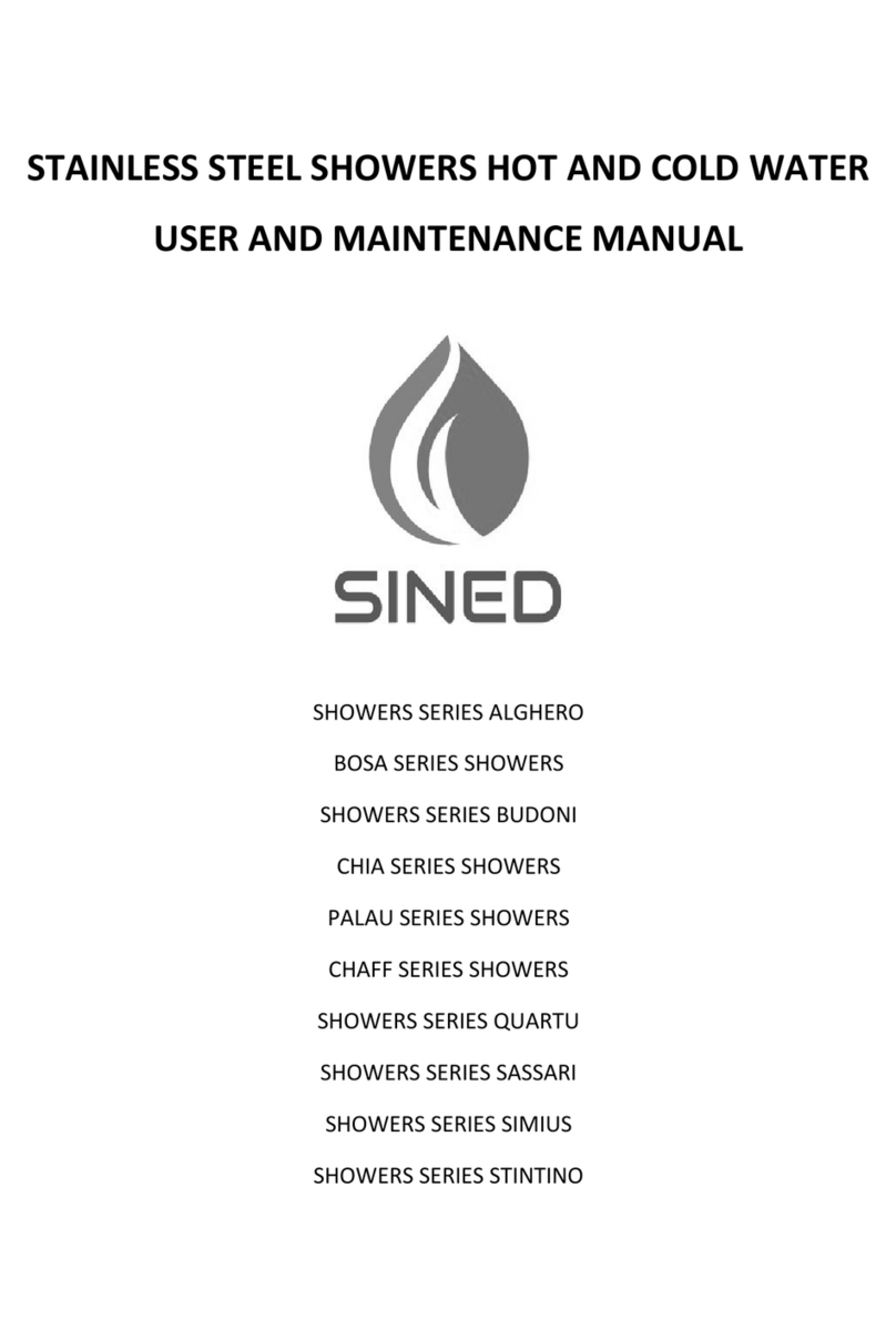 SINED ALGHERO Series User and maintenance manual