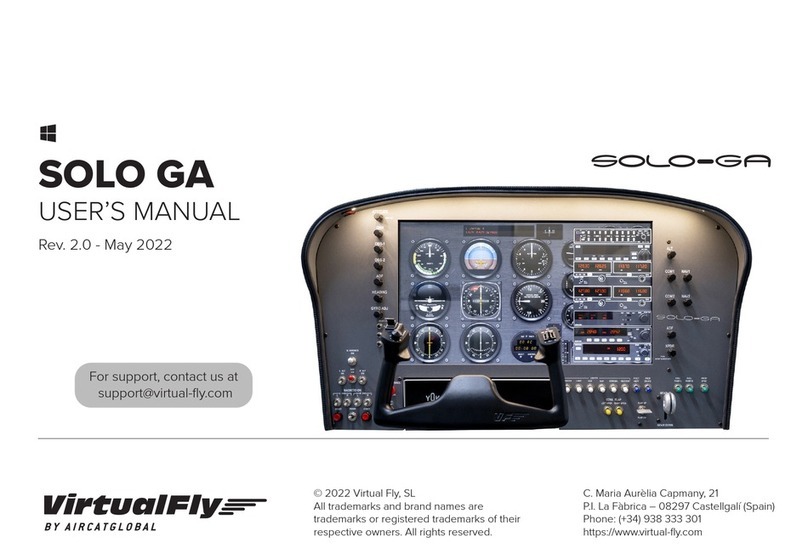 Aircatglobal Virtual Fly SOLO GA User manual